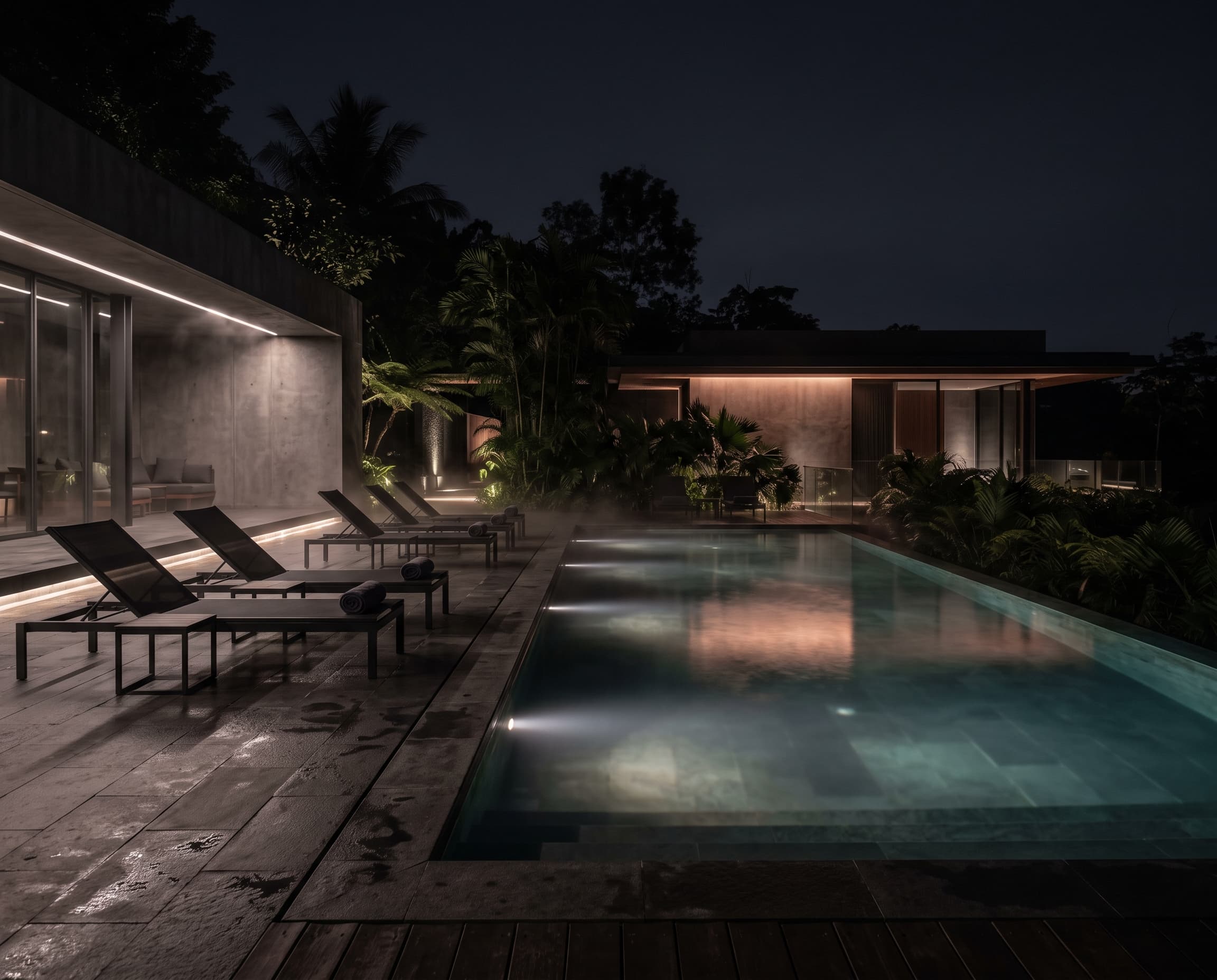 Terrasse & bassin familial — Strassen