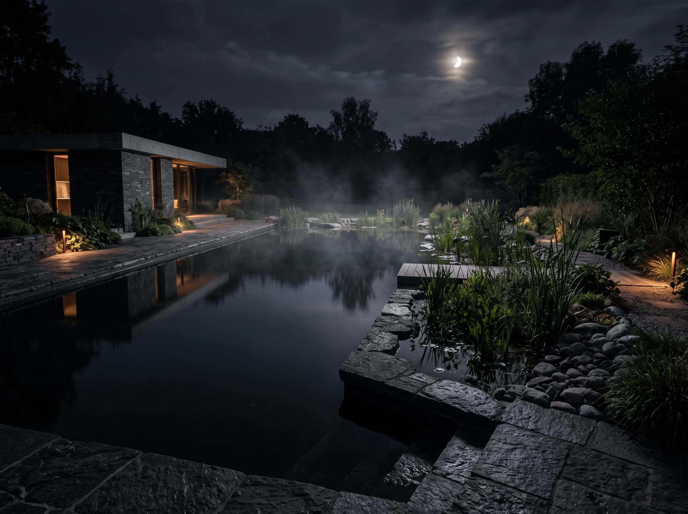 Piscine naturelle de jardin — Weiler-la-Tour